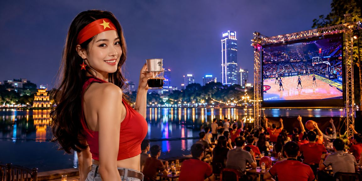 Trận đấu bóng rổ kèm cá cược tại Hà Nội bên quán cà phê